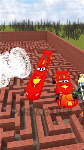 GUESS ALL SIZE NEW TYPES LIGHTNING MCQUEEN TEAM CARS BIG MAZE Garry's Mod