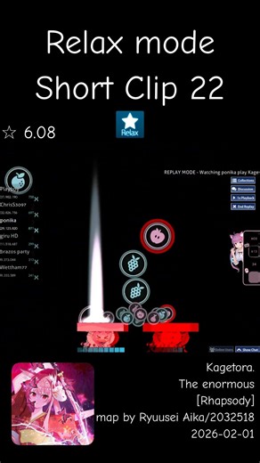 osu catch the beat relax short clip 22
