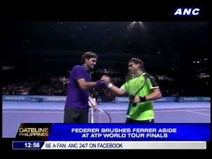 Federer brushes Ferrer aside in ATP Tour finals