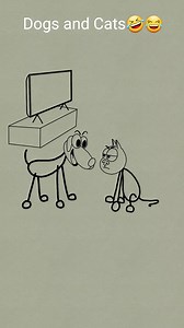 Dogs and Cats! 😂😂 (4k meme) #shorts #animation | Saddu animation