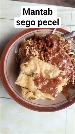 sarapan pagi sego pecel #shortsvideo #visitkuliner