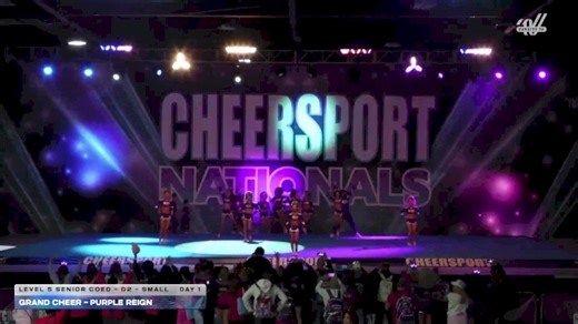 Grand Cheer - Purple Reign [2026 L5 Senior Coed - D2 - Small Day 1] 2026 CHEERSPORT National All Star Cheerleading Championship