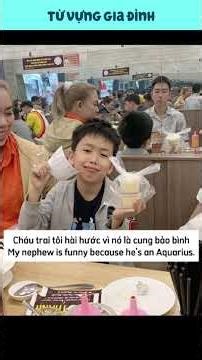 Từ vựng gia đình