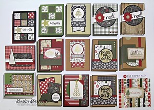 Carta Bella Christmas – 35 cards from one 6×6 paper pad - Kristie Marcotte