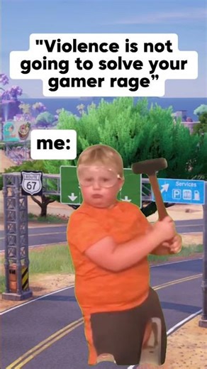 A hammer fixes all #fortnite