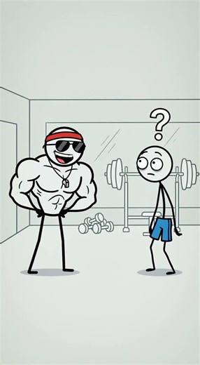 POV: Your Personal Trainer knows too much💀😂 #shorts #comedy #animation