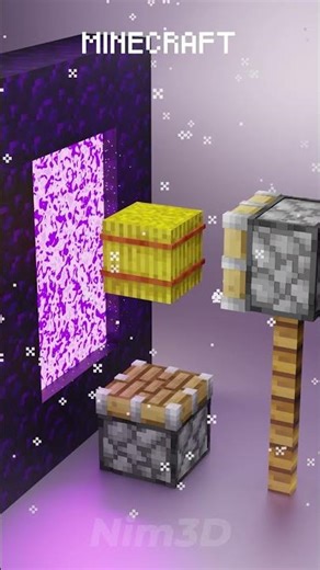 Minecraft Vs Real Life in the Nether🔥#blender3d #3dart #3danimation #minecraft