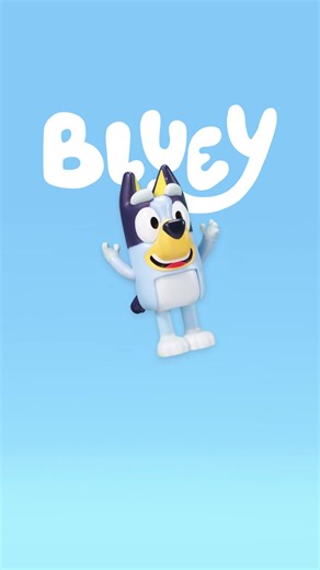It's a Bluey adventure, like you've never seen before! See the figures brought to real life by the magic of