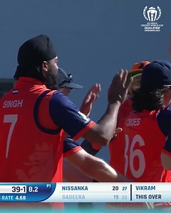 420K views · 5.6K reactions | Vikramjit Singh draws the first blood for Netherlands, sending Sadeera Samarawickrama back! #CWC23 #SLvNED | ICC - International Cricket Council | Facebook