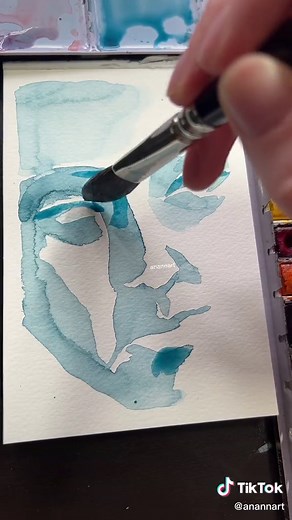 Watercolour Painting: Artistic Creations by Jenna Ortega