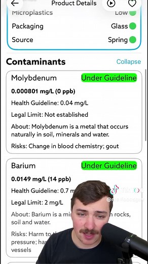 The ULTIMATE glass bottled water guide for 2026 👇 Glass doesn’t automatically mean clean… here’s the proof. ❌ Saratoga — 29/100 • 6 contaminants • Nitrate 7×, Chromium 89×, THMs 41× over guidelines ❌ Gerolsteiner • 7 contaminants • PFAS Fluoride 262× over the guideline ⚠️ Voss (Glass) — 57/100 • 7 contaminants • Fluoride 125× over the guideline ⚠️ Mountain Valley — 73/100 • 6 contaminants • Chromium 376× over the guideline ✅ Icelandic Glacial — 96/100 🏆 • 2 contaminants • None over the guideli