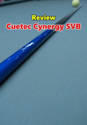Review Cây Gậy Đánh Cuetec SVB XANH Cynergy 15K