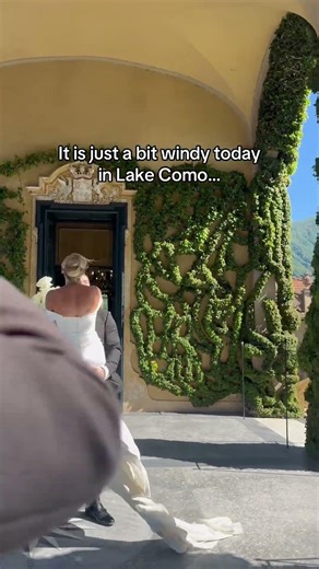 How a crazy windy wedding day looks like in Italy ✨✨