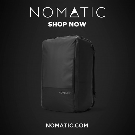 Introducing the ultimate bag for one bag travel: The Nomatic 40L Travel Bag. Check it out: 👕 Packs a full week of clothing 👍 Comfortable to carry 🎒Carry as a duffle or a backpack 🤯 Internal organization galore Click here to learn more about our favorite one bag travel solution. | Nomatic