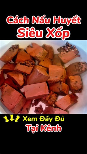 🔥 How to Cook Delicious, Odorless, and Super Fluffy Blood Pudding #shorts #bloodpudding #deliciou...