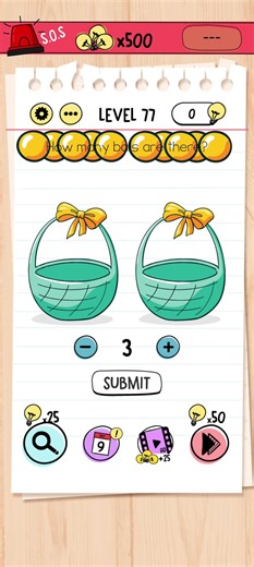 brain test 77 || brain test level 77