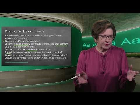 12.7 PROCESS WRITING THE ESSAY - WRITING THE DISCURSIVE ESSAY