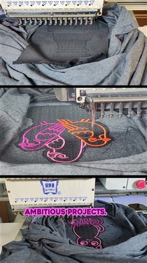 Industrial #embroiderymachine precision in every stitch.