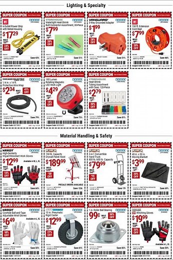 Harbor Freight Sales Ad - Hot Deals, Cool Prices