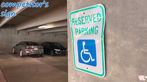 SmartSign (Pack of 4) 18 x 12 inch “Customer Parking Only" Sign, 120 mil Thick Aluminum Composite (ACM), Engineer Grade Reflective Material, Green and White