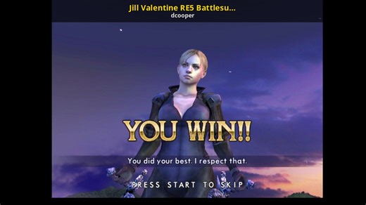 Jill Valentine RE5 Battlesuit No Gear Mod for Soulcalibur II (Xbox) | SC2X Mods