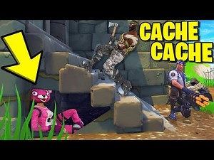 LA CACHETTE HANTÉ !! (Fortnite Cache Cache)