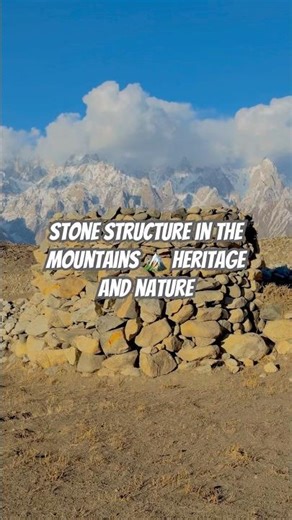 Ancient Stone Structure in the Mountains | Traditional Heritage #StoneStructure #MountainHeritage