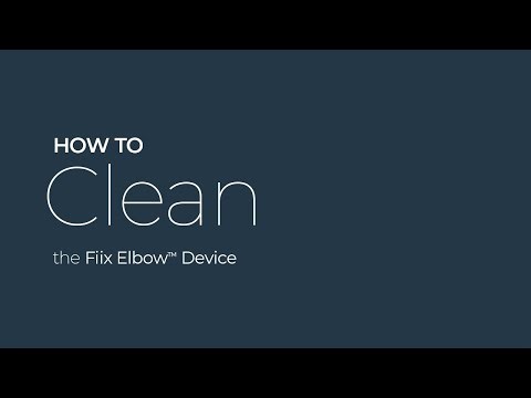 How to Clean The Fiix Elbow Device
