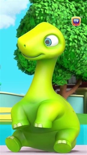 The Wheels on the Cars Go Round and Round Song #Shorts #ChuChuTV #NurseryRhymes #JumblikansDinosaurs