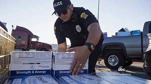 CAN DO SPIRIT: After Hurricane Michael ravaged entire communities, David Muir reports on safe drinking water canned by Anheuser-Busch on the line in Fort Collins, Colorado, and delivered to Americans in need. #MadeInAmerica https://abcn.ws/2CNZUaK | ABC World News Tonight with David Muir