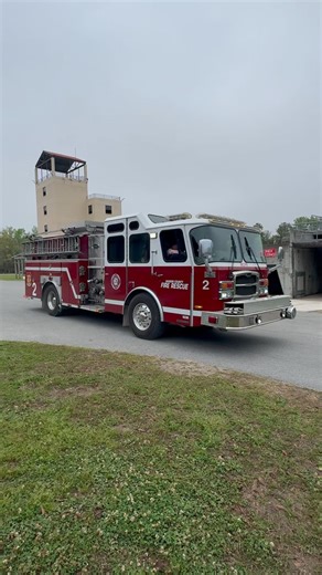 Marion County Fire Rescue Engine 2 leaving Florida State Fire College