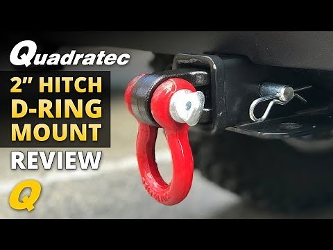 Quadratec 2" Hitch Receiver D-Ring Shackle Mount