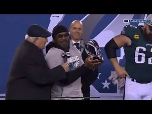Eagles 2023 George Halas NFC Championship Trophy Presentation