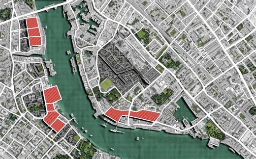 如何在ps里用谷歌地球来制作区位分析图，场地分析图