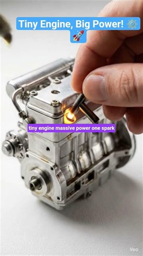 ⚙️ The World’s Smallest Engine Comes Alive