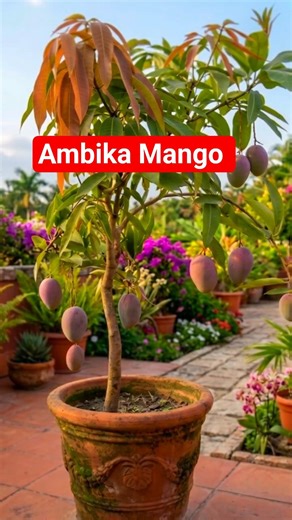 Best Hybrid Mango varieties Ambika Mango #gardening #terracegardenindia #fruittrees
