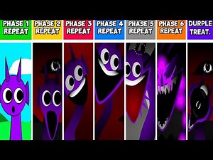 🔥 Sprunki Phase 1 to Phase 9 Complete Evolution! All Phases Repeated Compilation (No Blood) 🎵