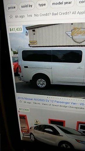 2016 Nissan NV 3500 12 passenger van 10k 41,433 nice van