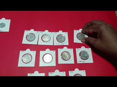 George VI one piece 1 rs all set coins/8637608932/Sun coin collection