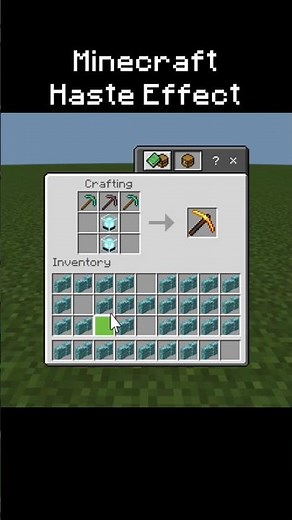 Minecraft Haste Effect Recipe...😱 | SP4RK OG