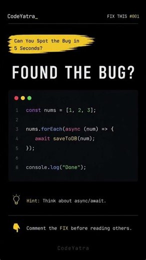 Can You Spot the JavaScript Bug? 🤔 | FIX THIS #001