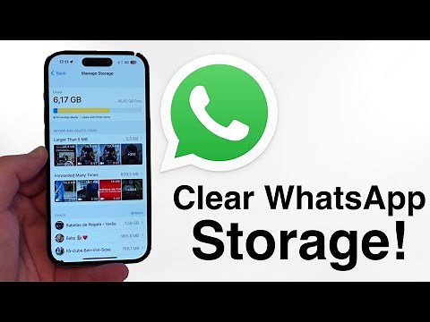 How To Free Up WhatsApp Storage on iPhone!!