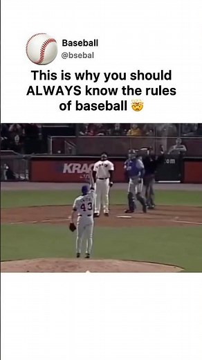 Know The Rules! 😳 #baseball