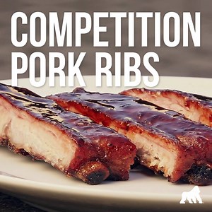 Competition Pork Ribs. Get recipes and more at GrillaGrills.com/recipes | Grilla Grills