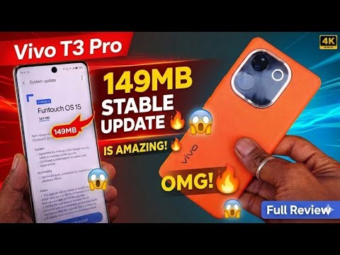 Vivo T3 Pro 149MB Stable Software Update – Full Review & Changes 😱