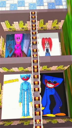 Poppy Playtime And Minecraft Guess Logo (Who Will Win) #shorts #animation