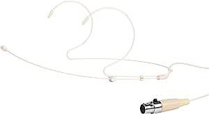 Saramonic Lightweight & Slimline Professional Omnidirectional Headset Mic for Shure, TOA, Line-6 & BeyerDynamic Wireless Transmitters with TA4F Locking Connector (DK6E)