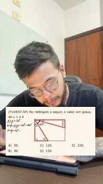 Solving a geometry problem #mathematics #enem #school