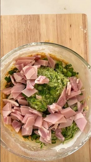 French onion zucchini slice with bacon