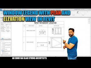 Window legend with plan and elevation view in Revit II Revit tips and tricks